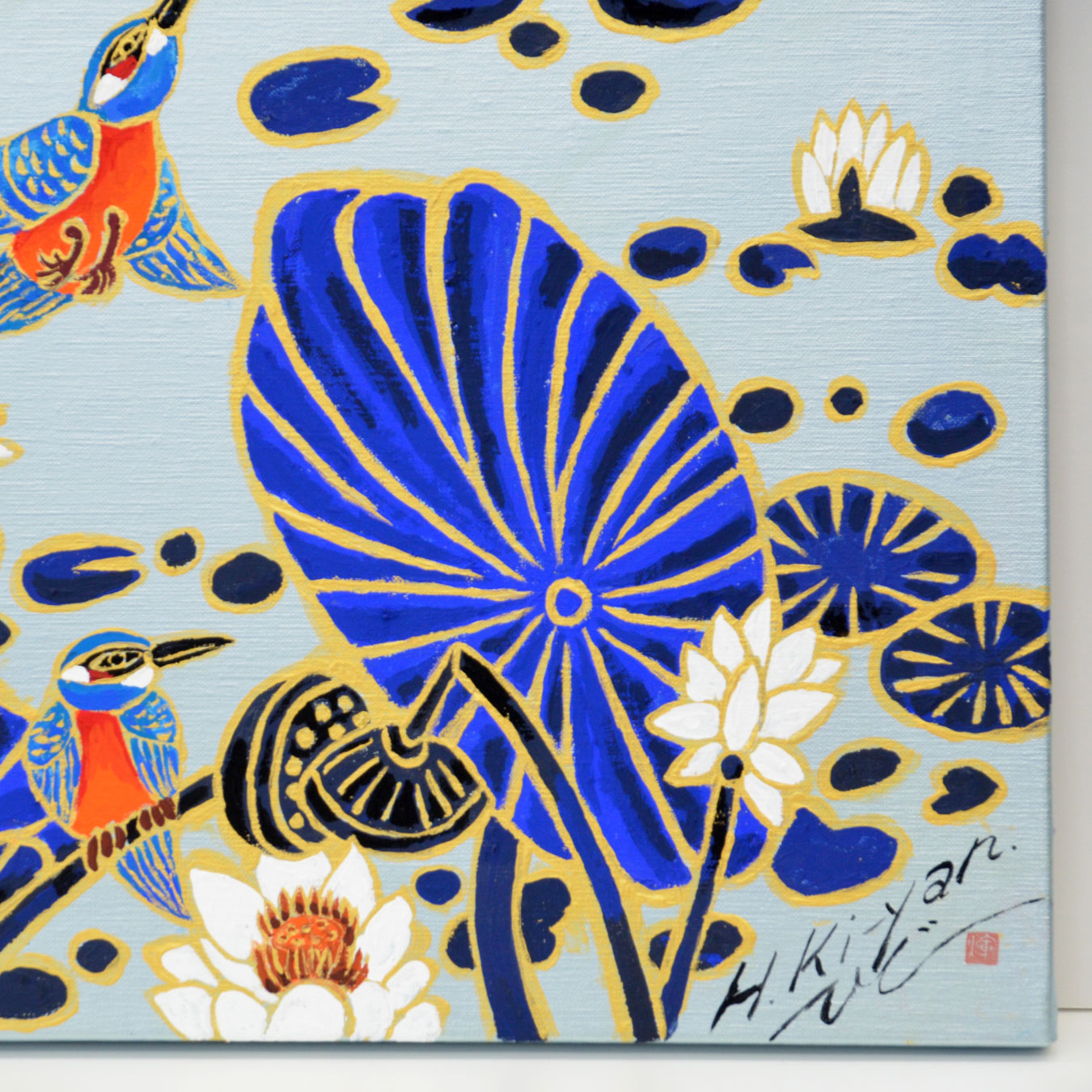 "Summer Water -Kingfisher-"