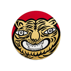 <tc>"Tiger"/Round Canvas</tc>