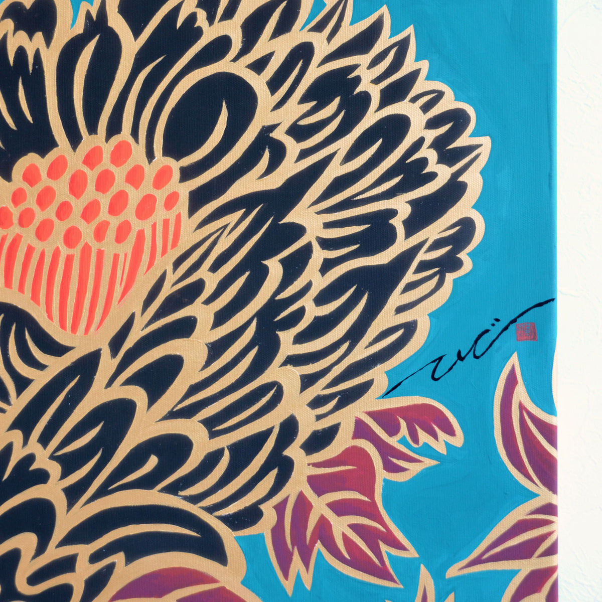 ジクレー版画〈Black Peony〉F25/SPECIAL｜Ki-Yan Artwork