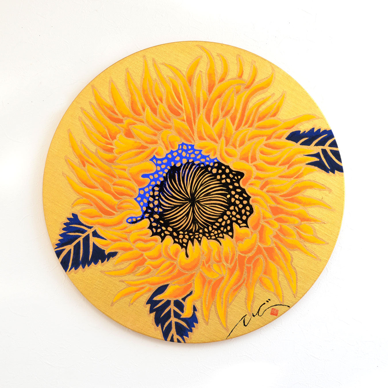 roundcanvas10_sunflower_1_3da1