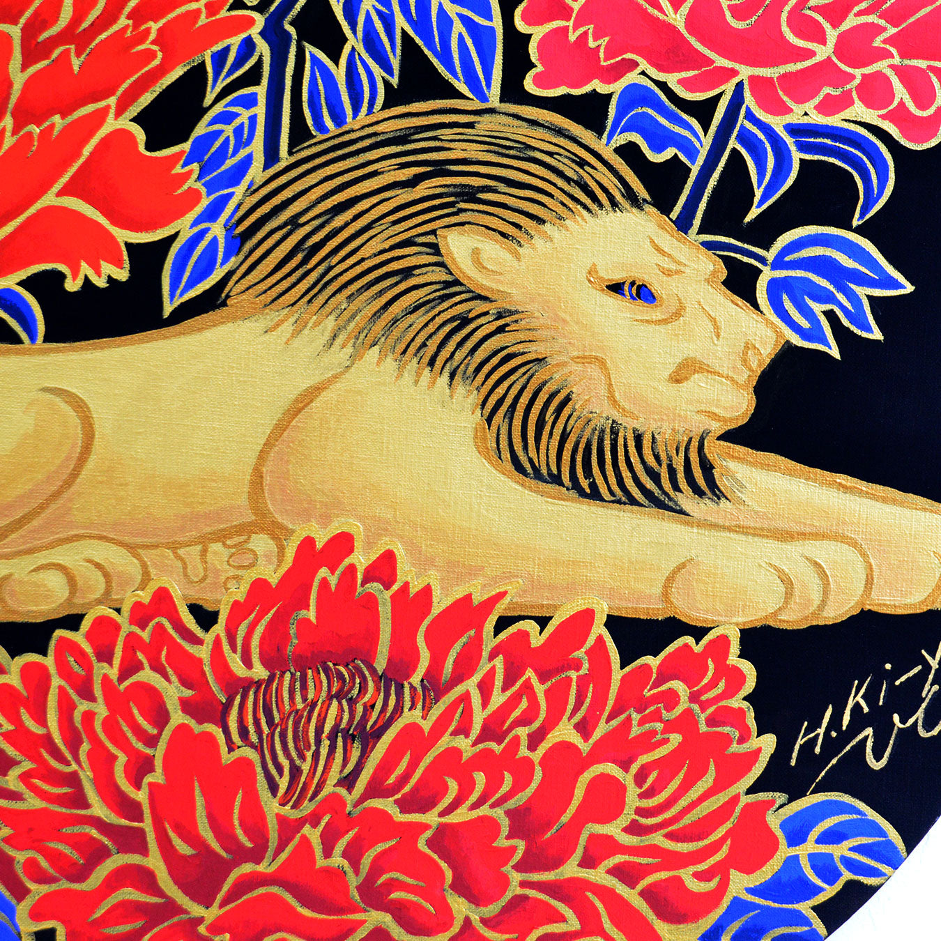 "King of Beast and Flowers" φ700