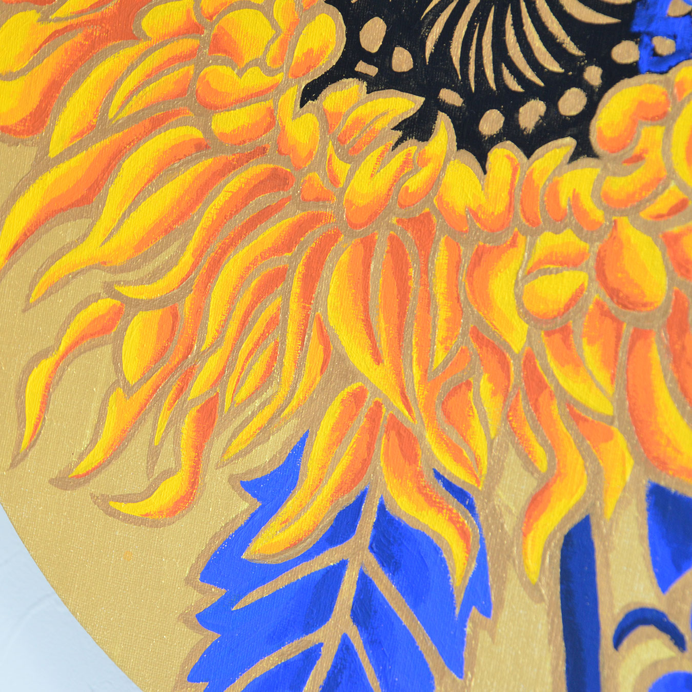 "Daioumatsu" Round canvas No. 8 