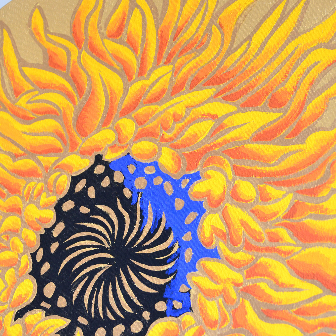 "Daioumatsu" Round canvas No. 8 