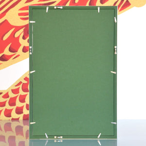 <tc>Silk screen Acrylic 3 layers "Carp is Dragon in Heaven"</tc>