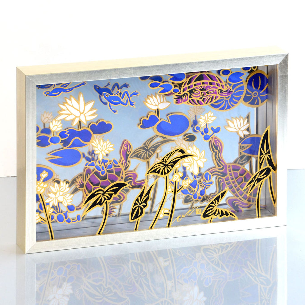 <tc>Silk screen Acrylic 3 layers "Waterland"</tc>