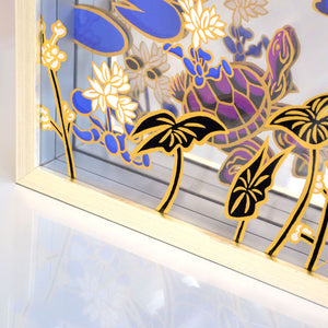 <tc>Silk screen Acrylic 3 layers "Waterland"</tc>