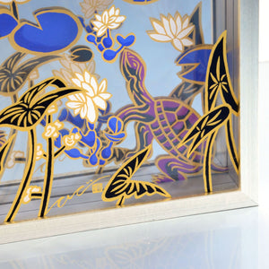 <tc>Silk screen Acrylic 3 layers "Waterland"</tc>