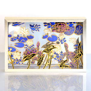 <tc>Silk screen Acrylic 3 layers "Waterland"</tc>