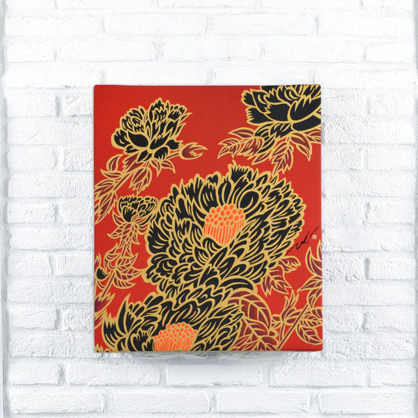 ジクレー版画〈Black Peony〉F10 – Ki-Yan Artwork