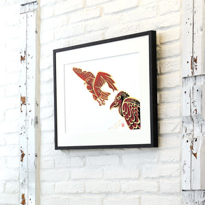 <transcy>Silk screen "Flying High Again"</transcy>