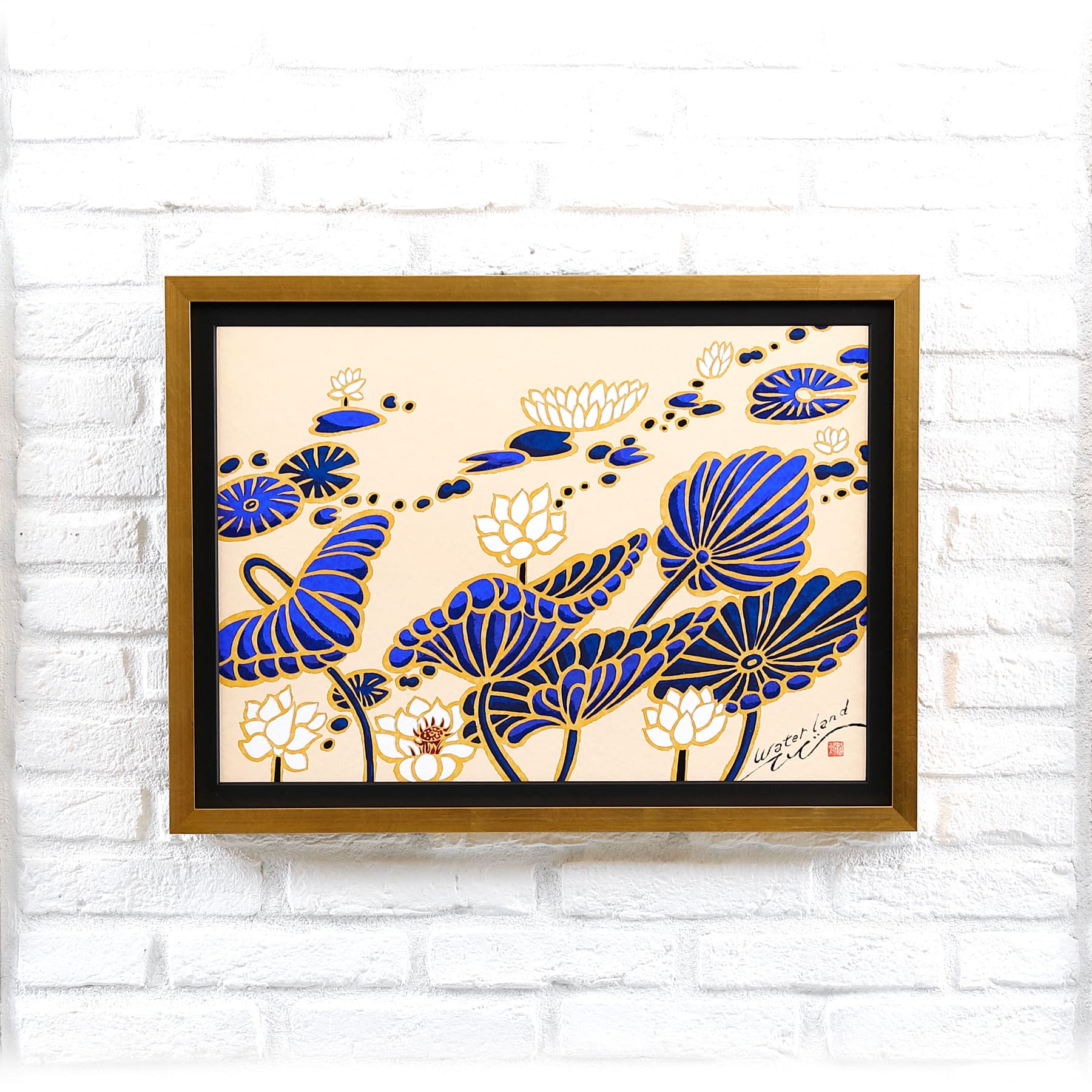 【新品未開封】JUN INAGAWA SILKSCREEN シルクスクリーン 複製画・デジタルシルクスクリーン「吉兆 鳳（おおとり
